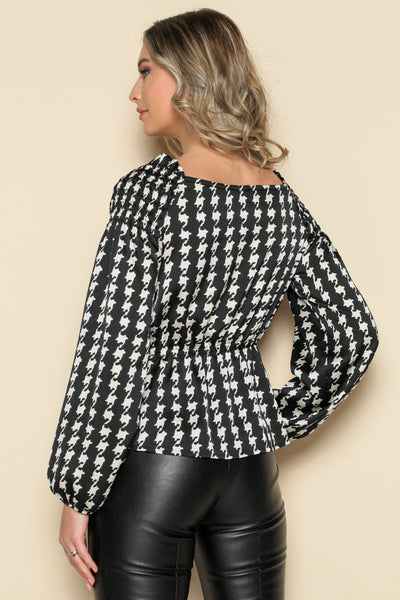 Bluza MBG neagra cu imprimeu picior cocos